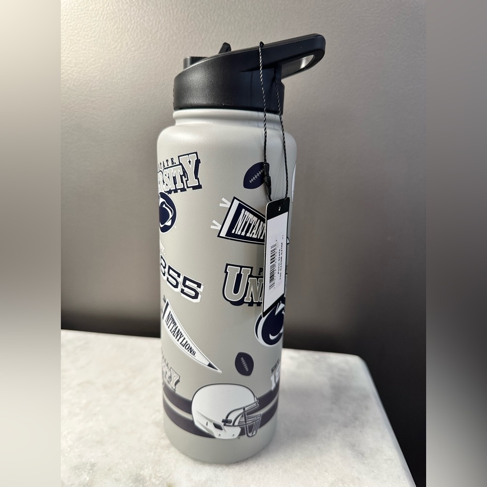 Penn State University Unique 34oz Stainless Steel Native Quencher Tumbler - Picture 3 of 11